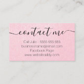 Cosmetisch Eyebrow Tattoo Visitekaartje (Achterkant)