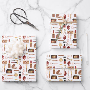 Cosmetisch Make-up Patroon Inpakpapier Vel