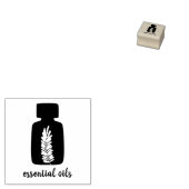 Cosmetische Fles Met Lavendeltekening Rubberstempel (Gestempeld)