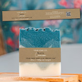 Cosmetische staaf - Sjabloon - Etiket - verpakking Uitnodigingen Wikkel