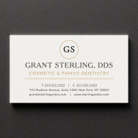 Cosmetische tandarts wit goud moderne elegante lux