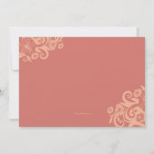 Cosmetologie Silhouette Graduation Invitation (Dos)