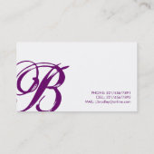 Cosmetologist - cartes de visite (Dos)