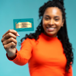 Cosmetologist Spuit Botox B12 QRCode Blue Ocean Visitekaartje