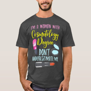 Cosmetologistisch ontwerp voor haarstyrelgraad t-shirt