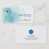 Cosmetologue Carte de visite Gentle Dandelion (Devant / Derrière)