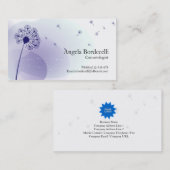 Cosmetologue Carte de visite Gentle Dandelion (Devant / Derrière)