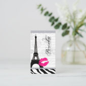 Cosmetologue Carte de visite Paris Tour Eiffel (Debout devant)
