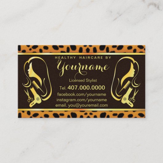 Cosmetologue cosmetologue Carte de visite de salon (Devant)