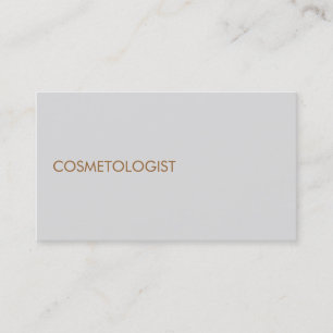 Cosmetologue moderne Carte de visite professionnel