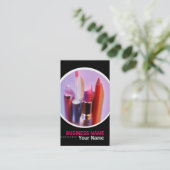 Cosmetologue ou maquillage Carte de visite (Debout devant)