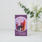 Cosmetologue ou maquillage Carte de visite (Debout devant)