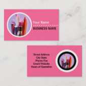 Cosmetologue ou maquillage Carte de visite (Devant / Derrière)