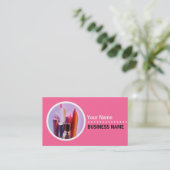 Cosmetologue ou maquillage Carte de visite (Debout devant)