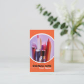 Cosmetologue ou maquillage Carte de visite (Debout devant)