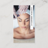 Cosmetologue Photo Code QR Carte de visite (Devant)