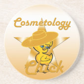 Cosmetology Chick #10 Zandsteen Onderzetter (Voorkant)