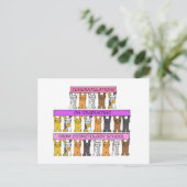 Cosmetology School Afstuderen felicitaties Briefkaart (Staand voorkant)