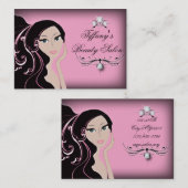 Cosmetoloog make-up artiest Salon haarstylist Visitekaartje (Voorkant / Achterkant)