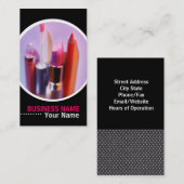 Cosmetoloog of artistieke Visitekaartjes van Makeu (Voorkant / Achterkant)