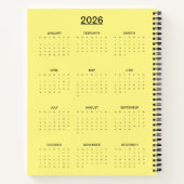 Cosmic Abstract Cat Dreamscape  Notitieboek (Achterkant)