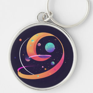Cosmic Adventure Space Throw-Sleutelhanger Sleutelhanger