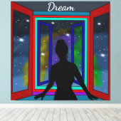 Cosmic Art Canvas Afdruk (Insitu (Houten vloer))