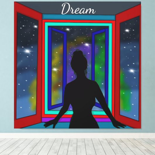 Cosmic Art Canvas Afdruk (Insitu (Houten vloer))