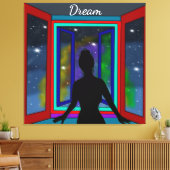 Cosmic Art Canvas Afdruk (Insitu (Woonkamer))