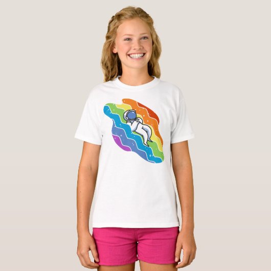 Cosmic Astro Waves T-shirt (Voorkant volledig)