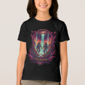 Cosmic Astronaut Galaxy Space Exploration Adventur Tri-Blend Shirt (Voorkant)