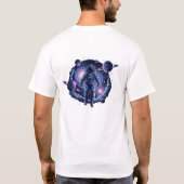Cosmic Astronaut T-Shirt | Surreal Galaxy Space (Dos)