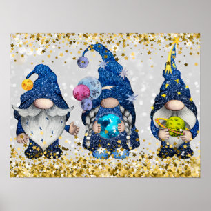 Cosmic Astronomy Gnomen Poster