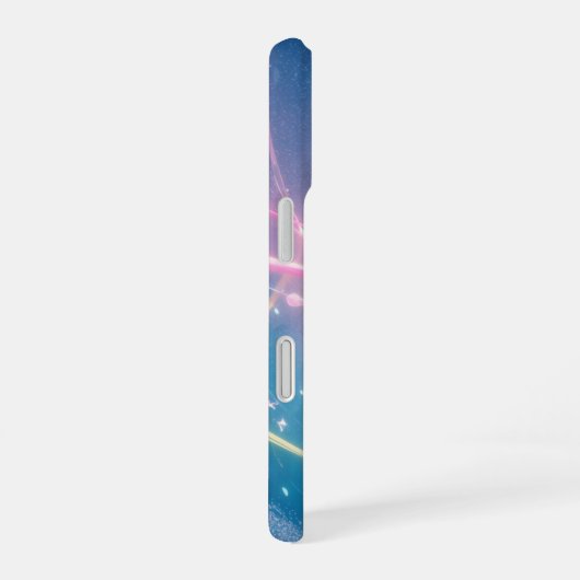 Cosmic Aurora Ribbon Phone Case iPhone 16 Hoesje (Rechterkant)