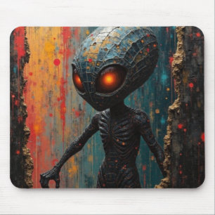 Cosmic Avenger met rode ogen Muismat
