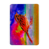 Cosmic Bird Dreamscape Art Print" Magneet (Verticaal)