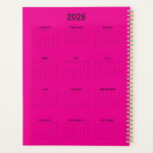 Cosmic Bird Dreamscape Art Print" Planner (Achterkant)