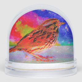 Cosmic Bird Dreamscape Art Print" Sneeuwbol