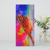 Cosmic Bird Dreamscape Bladwijzer Menu (Staand voorkant)