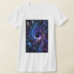 Cosmic Black Hole 3D Dames T-Shirt