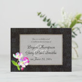 Cosmic Blossom WEDDING Kaart (Staand voorkant)