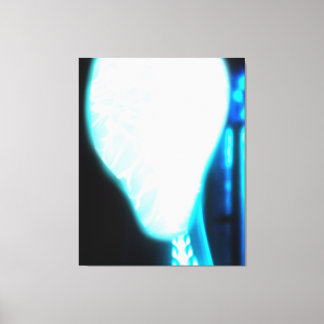 Cosmic Blue Ether Alien Stretched Canvas afdrukken