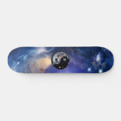 Cosmic Blue Yin Yang Skateboard (Horizontaal)