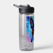 Cosmic Boston Terrier Monogram Waterfles (Rechts)