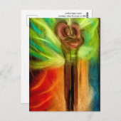 Cosmic bruiloft briefkaart (Voorkant / Achterkant)