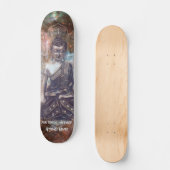 Cosmic Buddha's Cadence Code "Nooit panic" 7'3/4" Skateboard (Voorkant)