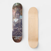 Cosmic Buddha's Cadence Code "Nooit panic" 7'7/8" Skateboard (Voorkant)