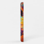 Cosmic Burst Abstract Splatter Art Case-Mate iPhone Case (Achterkant/rechts)