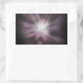 Cosmic Burst Artwork Rechthoekige Sticker (Tas)