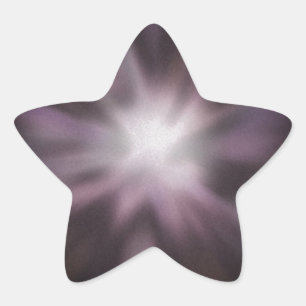 Cosmic Burst Artwork Ster Sticker